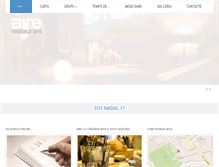 Tablet Screenshot of airerestaurant.com